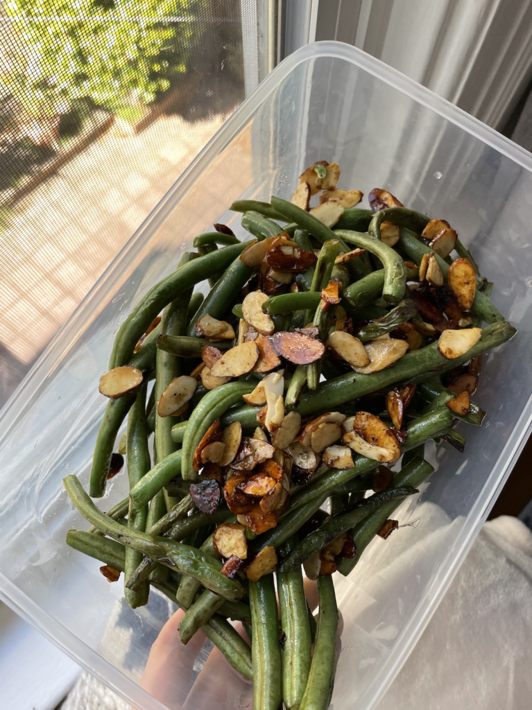Almond Soy Sauce Green Beans - Taylor Likes