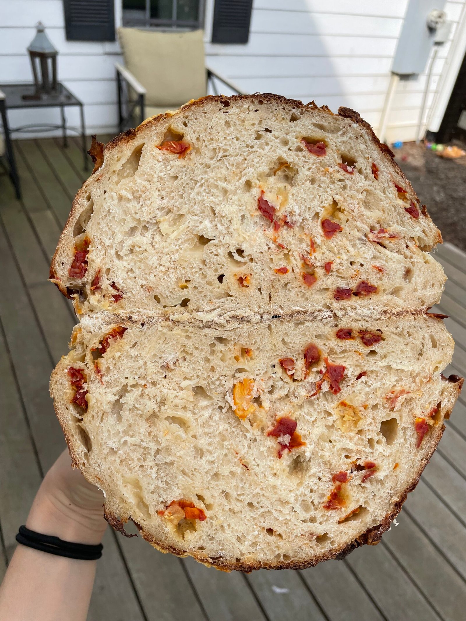 Sun Dried Tomato and Parmesan Sourdough - Taylor Likes
