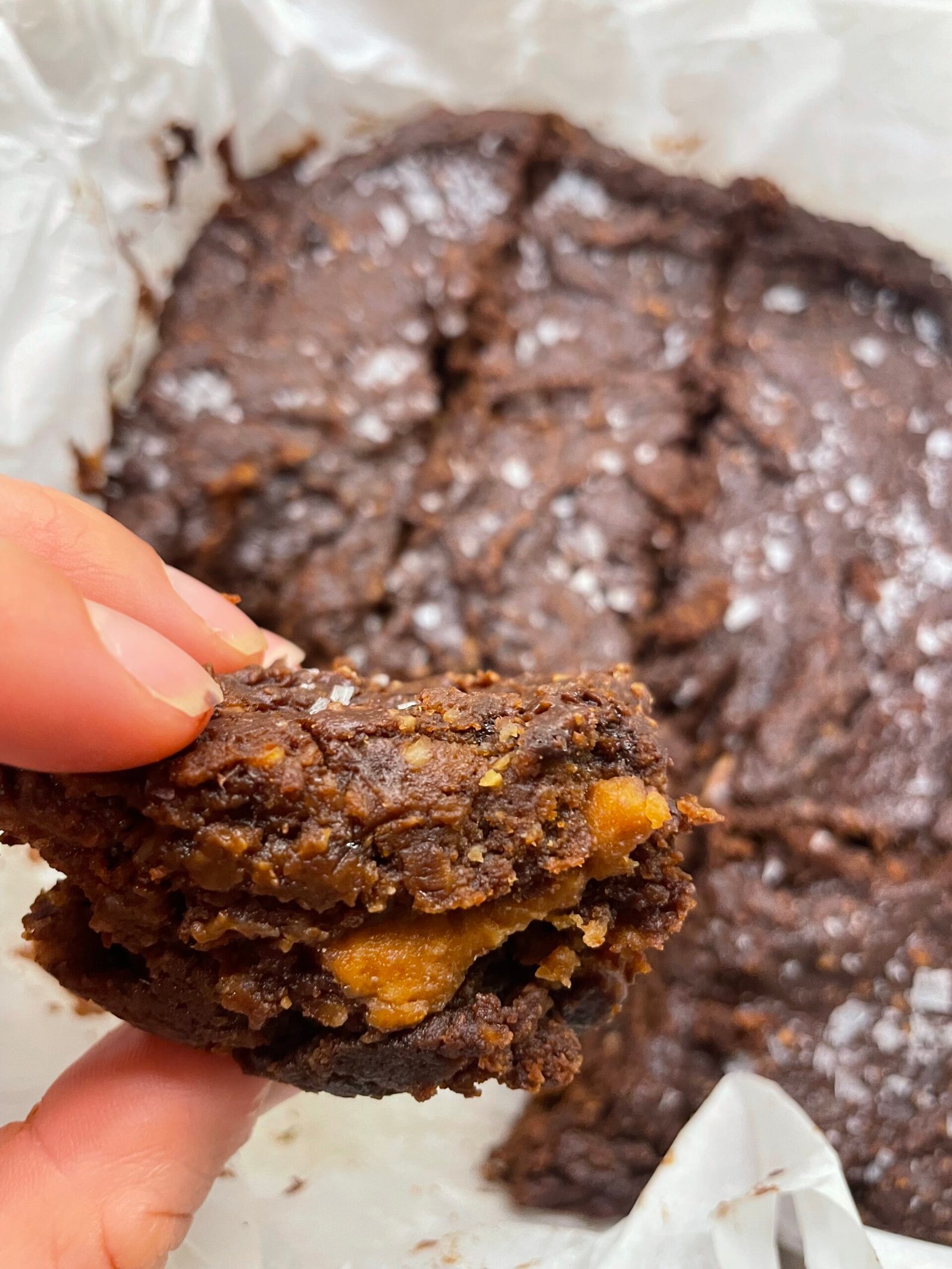 Sea Salt Sweet Potato Brownies - Taylor Likes