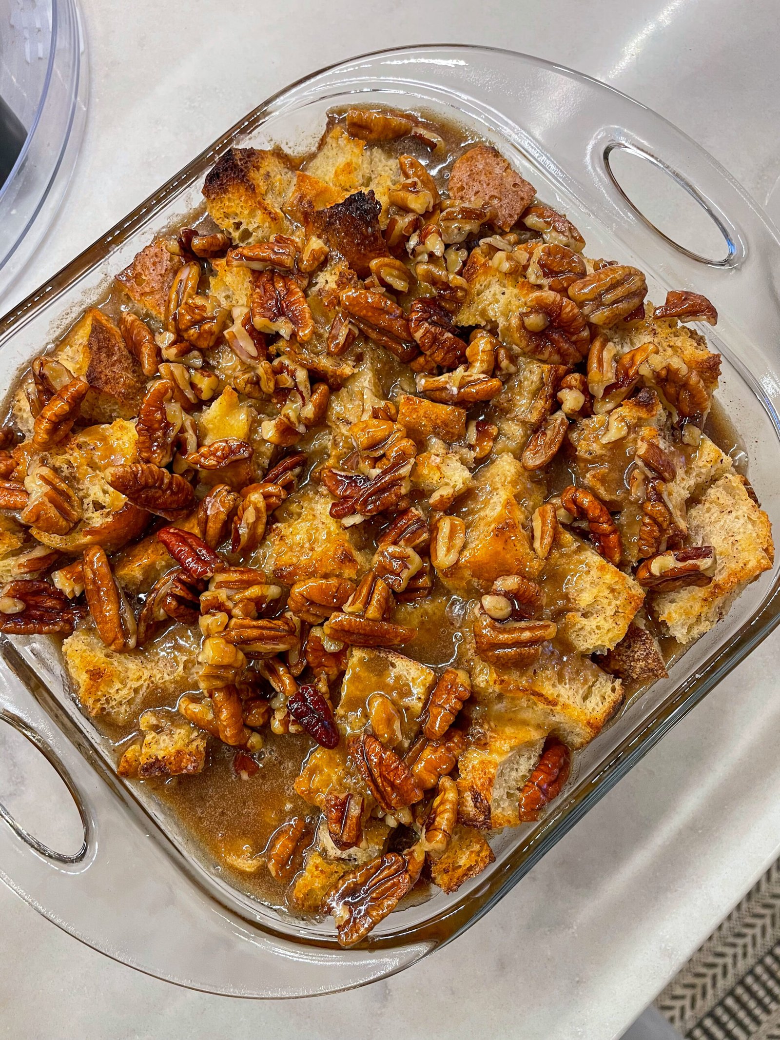 Brown Sugar Pecan Bread Pudding - Taylor Likes