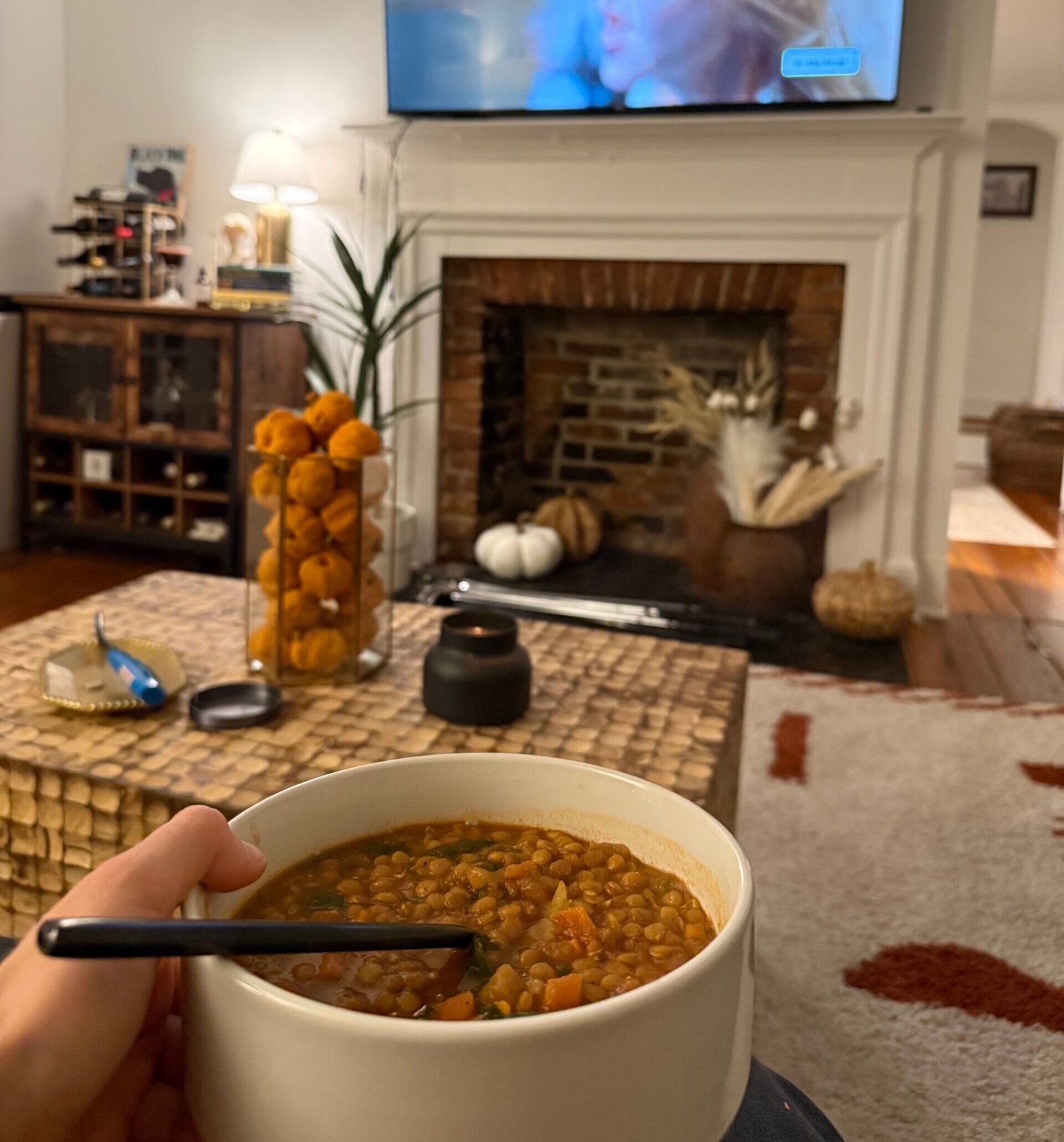 Very Lazy Lentil Soup - Taylor Likes