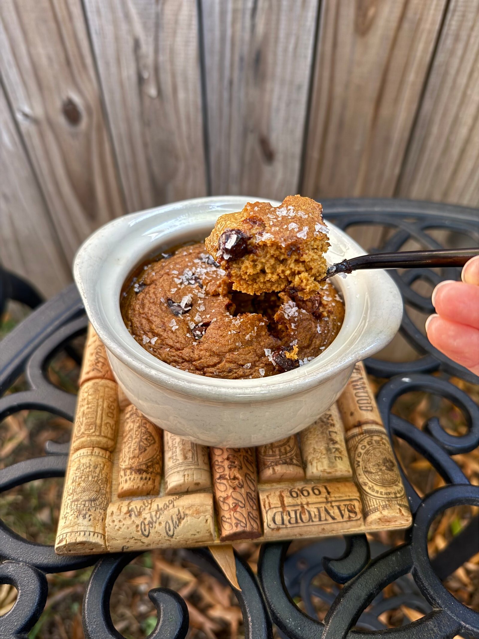 Pumpkin Chocolate Chip Muffin Baked Oats - Taylor Likes